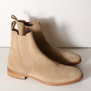 Oro Los Angeles Class Suede Chelsea Boot Mens 9 Beige Crepe Pull On Spain